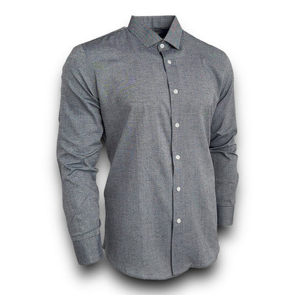 Men’s Slim Fit Shirt Long Sleeve Shirt Work Home Office Casual Formal Shirt