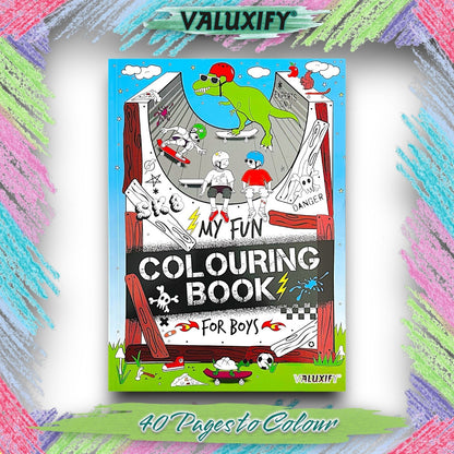 2 | KIDS CHILDREN | COLOURING BOOKS | A4 | COLOUR FUN ACTIVITY DRAWING