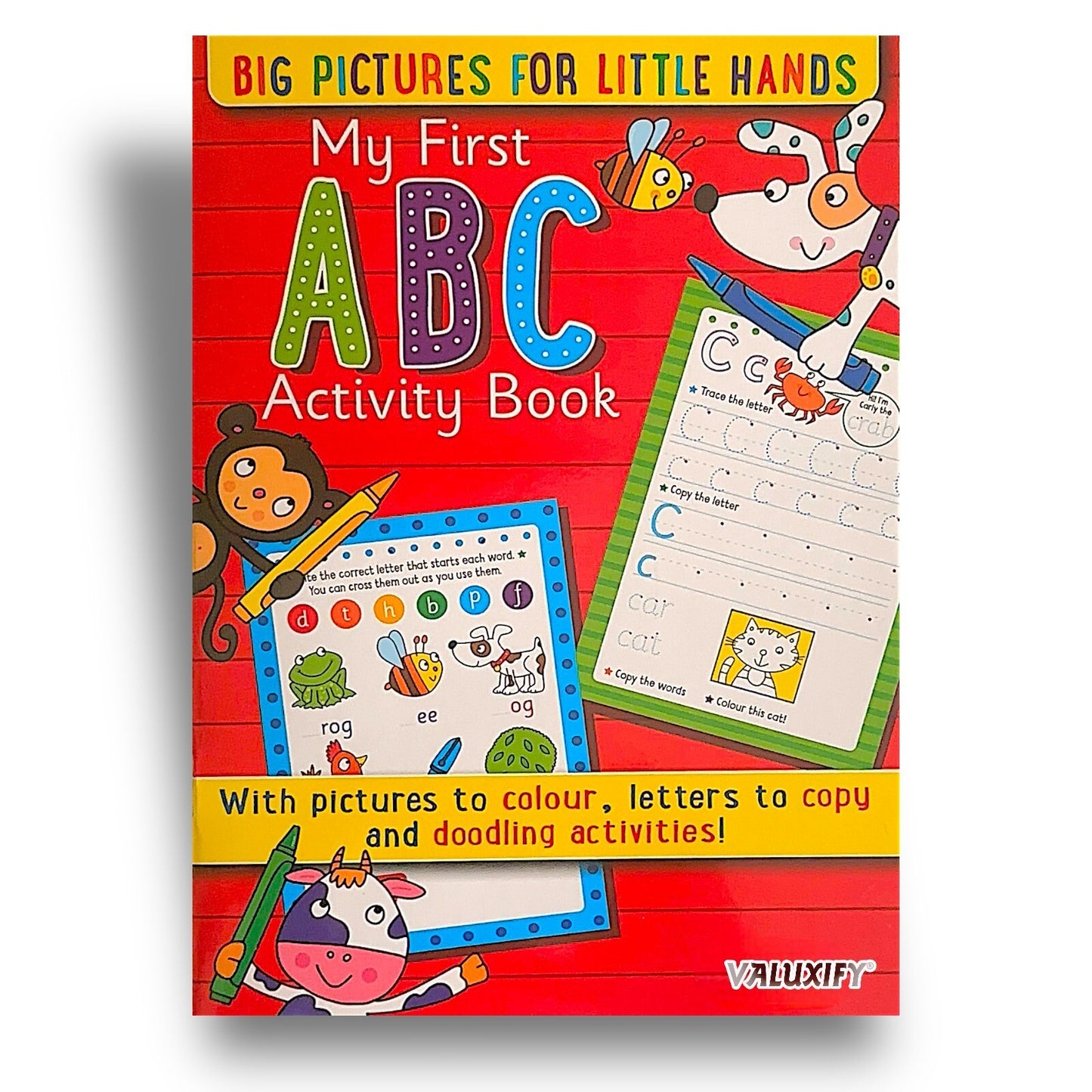 3 X KIDS ACTIVITY FIRST LEARNING BOOKS NUMBERS SHAPES LETTER COPY TRACE