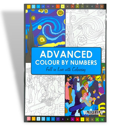 Adult & Teen Advanced Colouring Books – Stress Relief Art Therapy Patterns