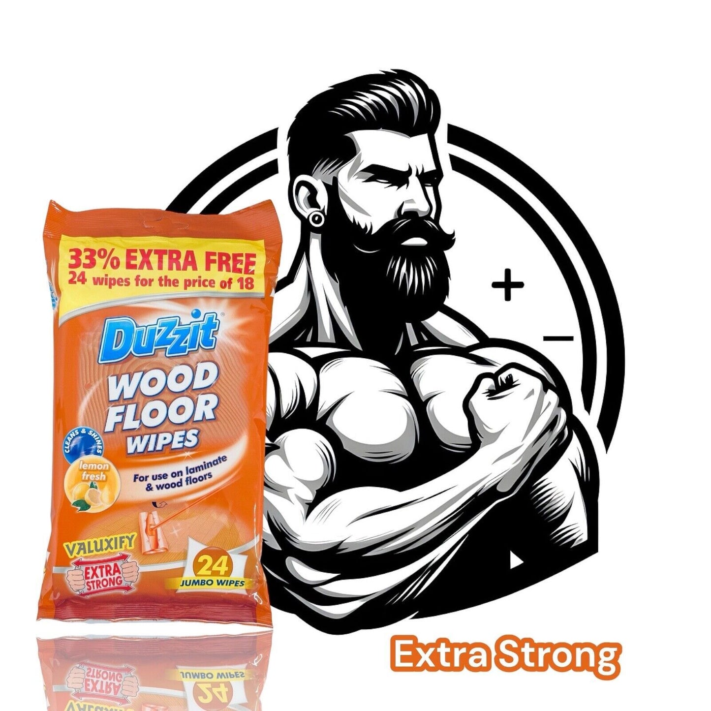 Wood Floor Wipes Household Cleaning Wipes Laminate Wood Floor Pack of 3