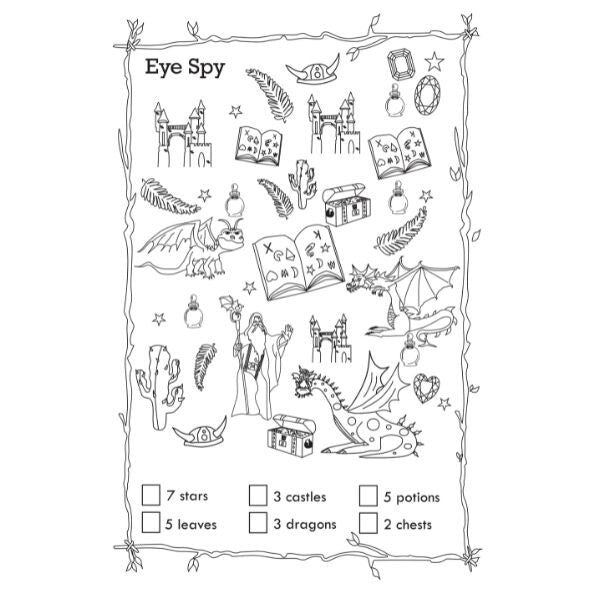 Kids Dinosaur & Dragon Activity Book