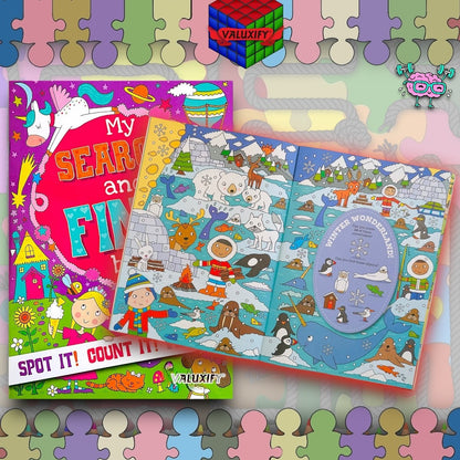 Search & Find  Kids Children Kids Activity Books My  Puzzles Fun 2 Books A4
