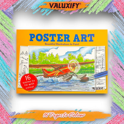 Poster Art Colouring Book