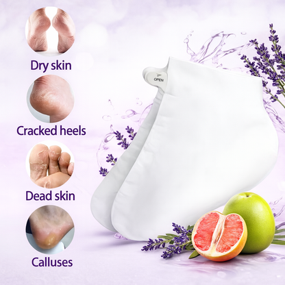 Exfoliating Foot Peel Mask | 1 Pair Lavender Socks | Removes Dead Skin