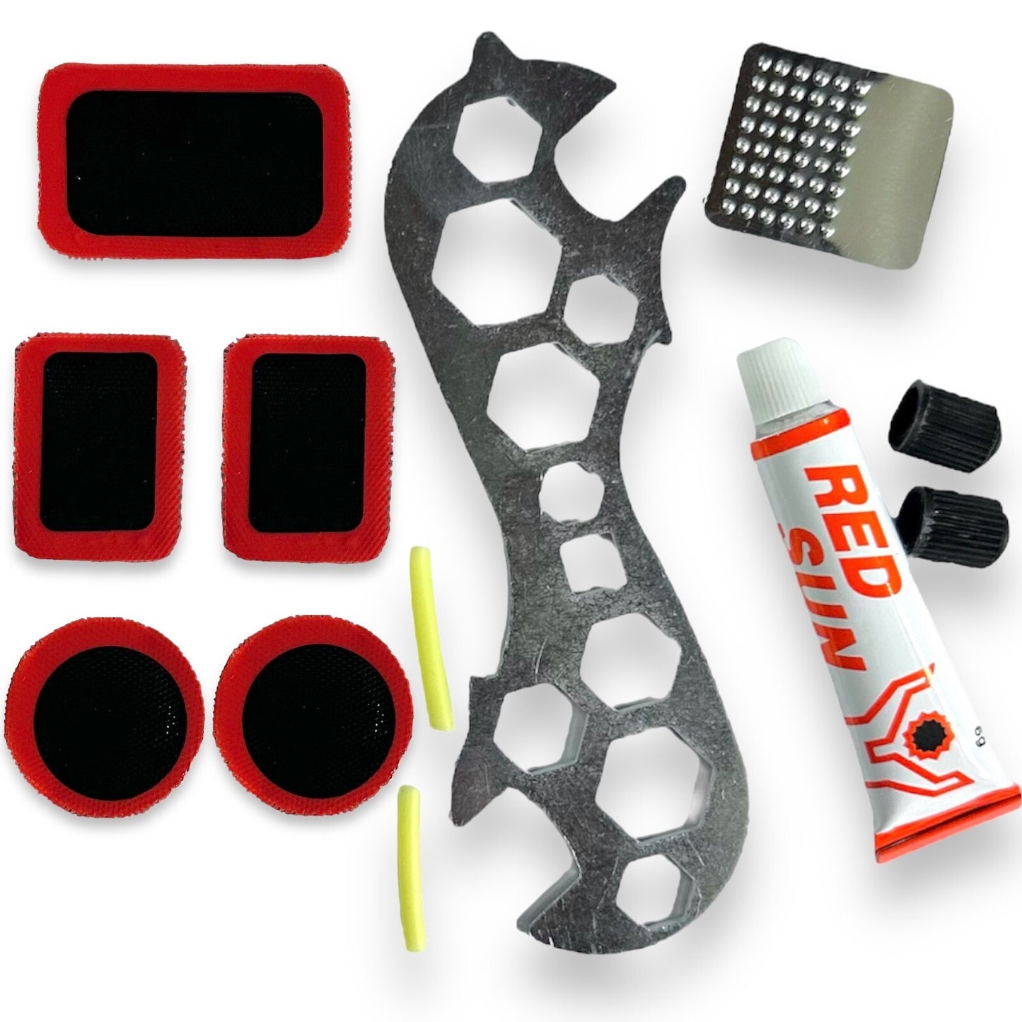 12 | Piece Bicycle Puncture Repair Kit Bike Cycle Inner Tube Glue Patch Repair