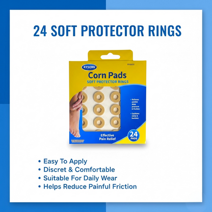 Corn Pads Foam Cushions Adhesive Rings Pain Relief Protective Foot Plasters Bulk