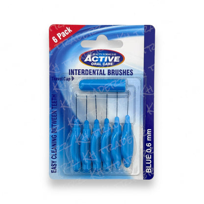 Interdental Dental Brushes Teeth Tooth Oral Care Clean Brush Blue & Orange