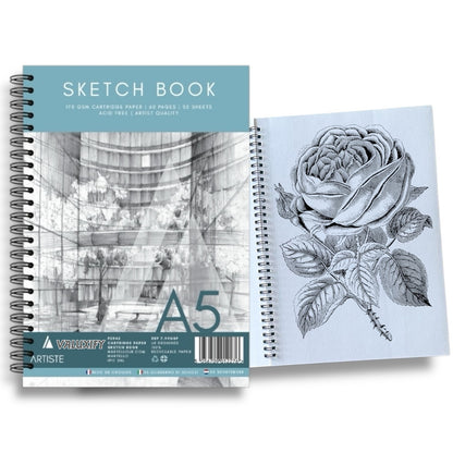 A5 Artist Sketch Book Artist Drawing Doodling Sketching Book Art Craft Spiral
