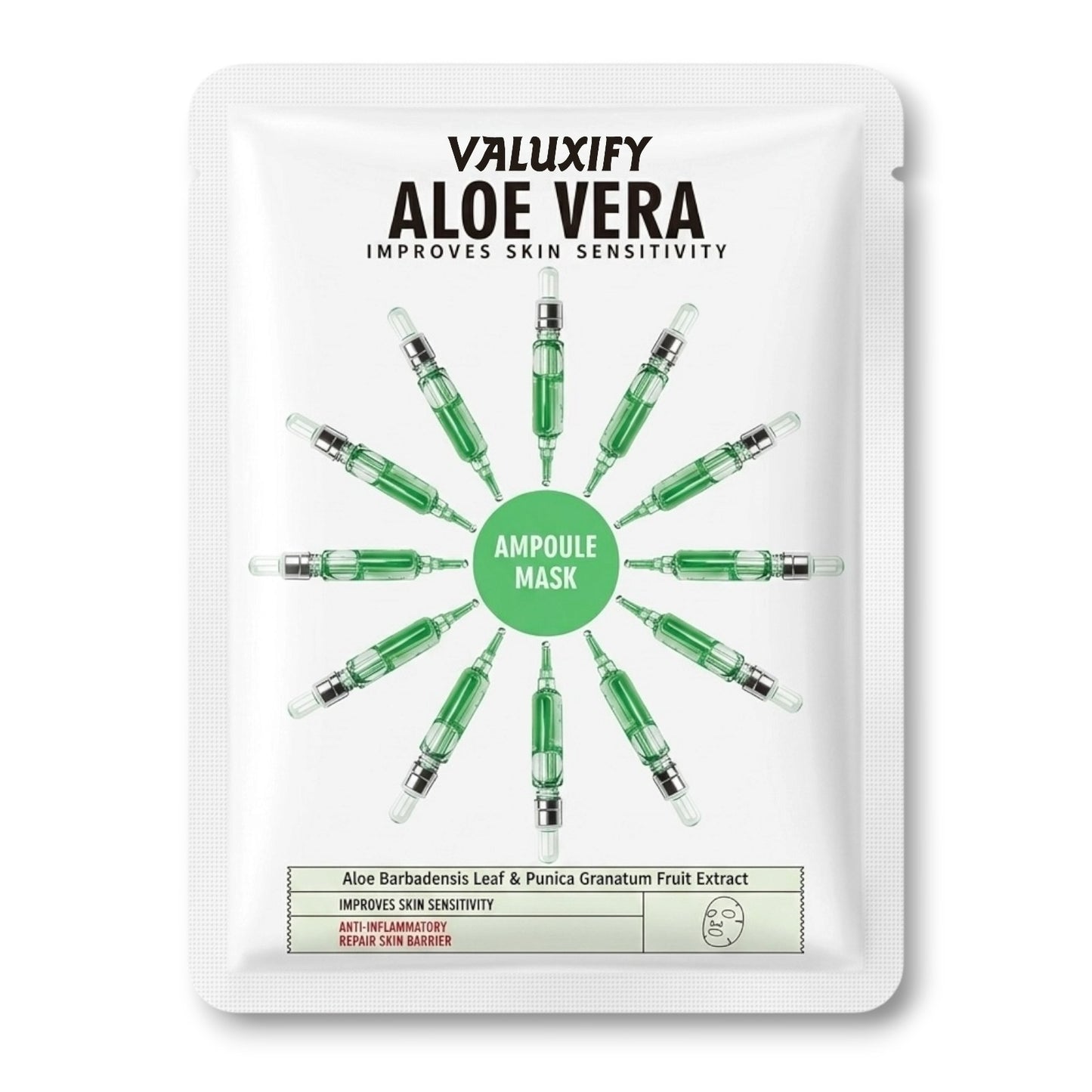 6 Moisturising Hydrating Face Mask Sheet Facial Mask Multi Pack Aloevera Collage