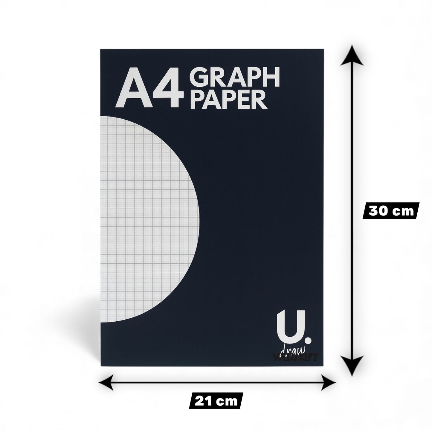 6x A4 Graph Paper Pads | 70 Pages 70gsm | Squared Maths, Science & Drawing Paper