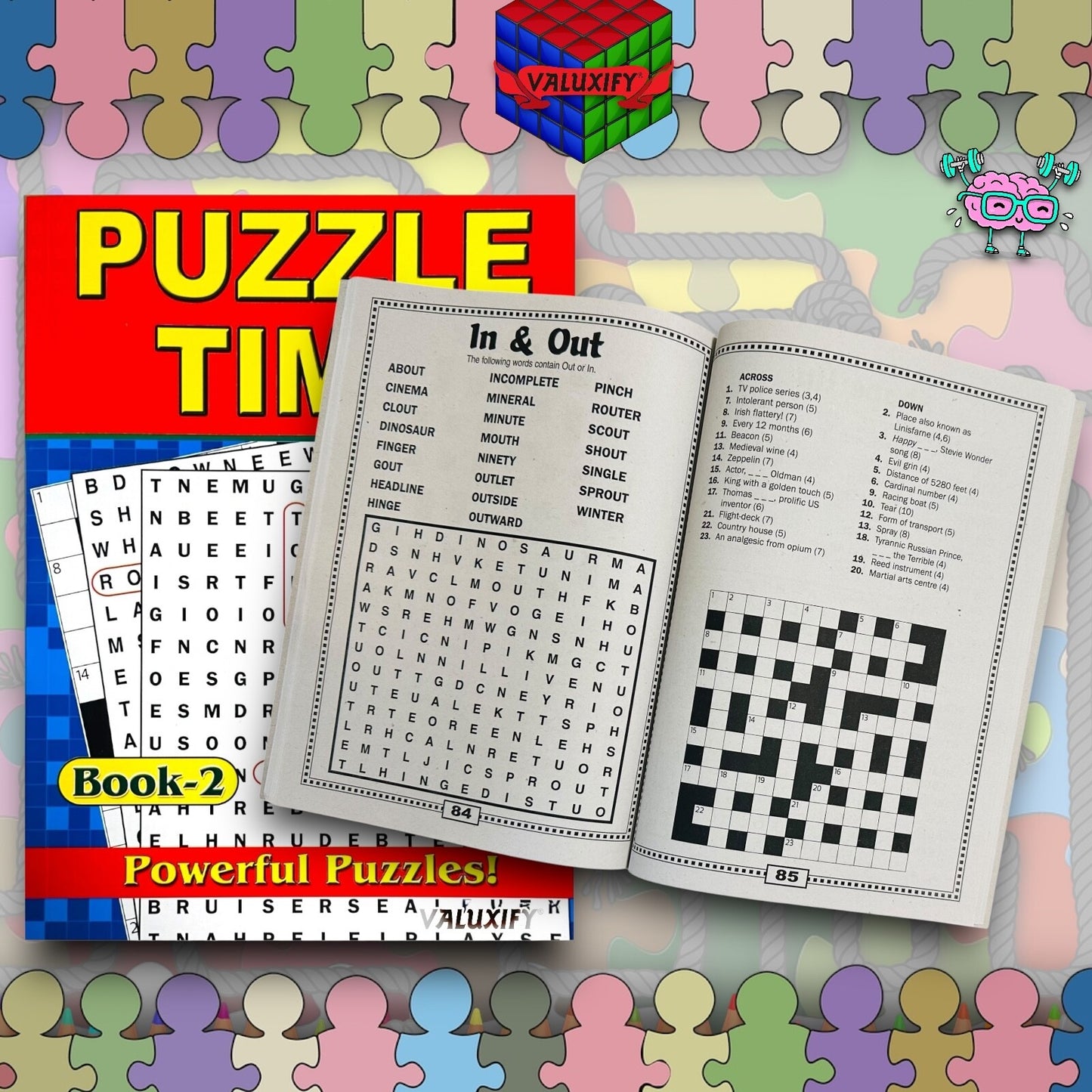 2 | Puzzle Word Search Book - Word search Puzzle Time 225 Powerful Puzzles Adult
