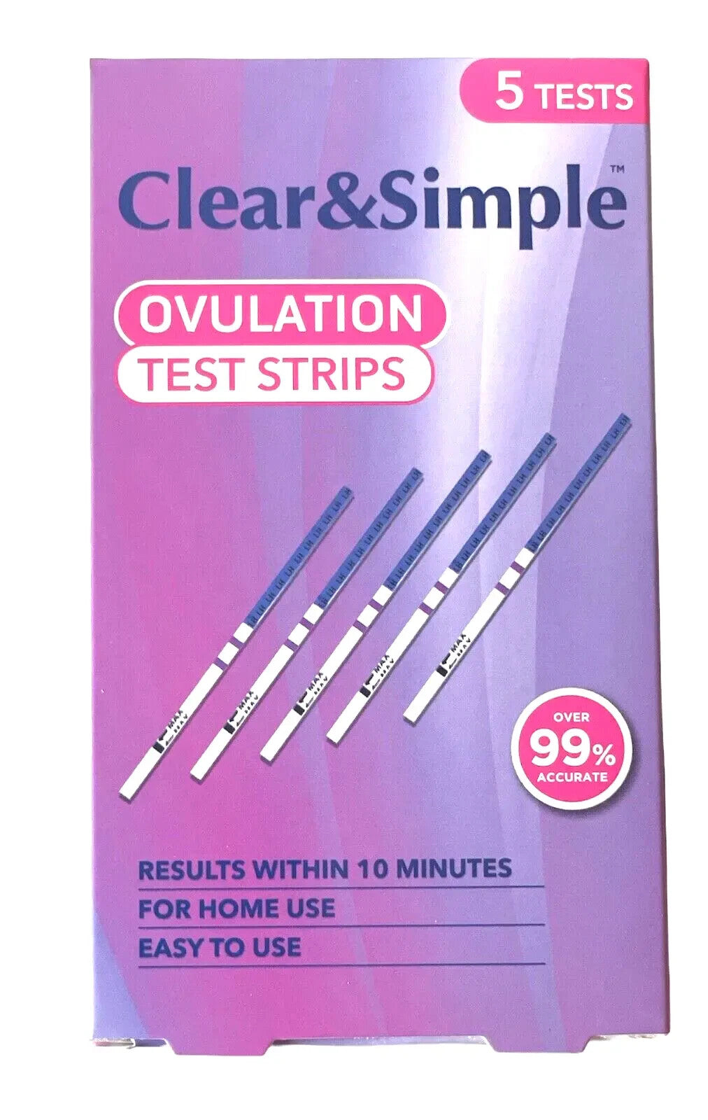 10x Ovulation Test Strips Ultra Sensitive Wide 20mIU Fertility Test Strips