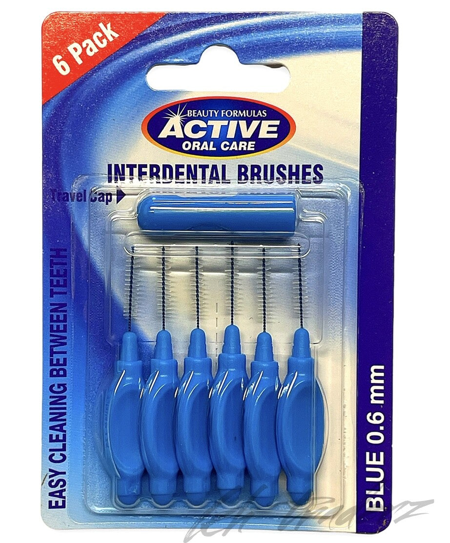 Interdental Dental Brushes Teeth Tooth Oral Care Clean Brush Blue & Orange