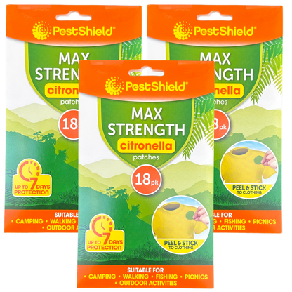 Insect Repellent Patches Mosquito Max Strength Camping Outdoor Fishing 54pk