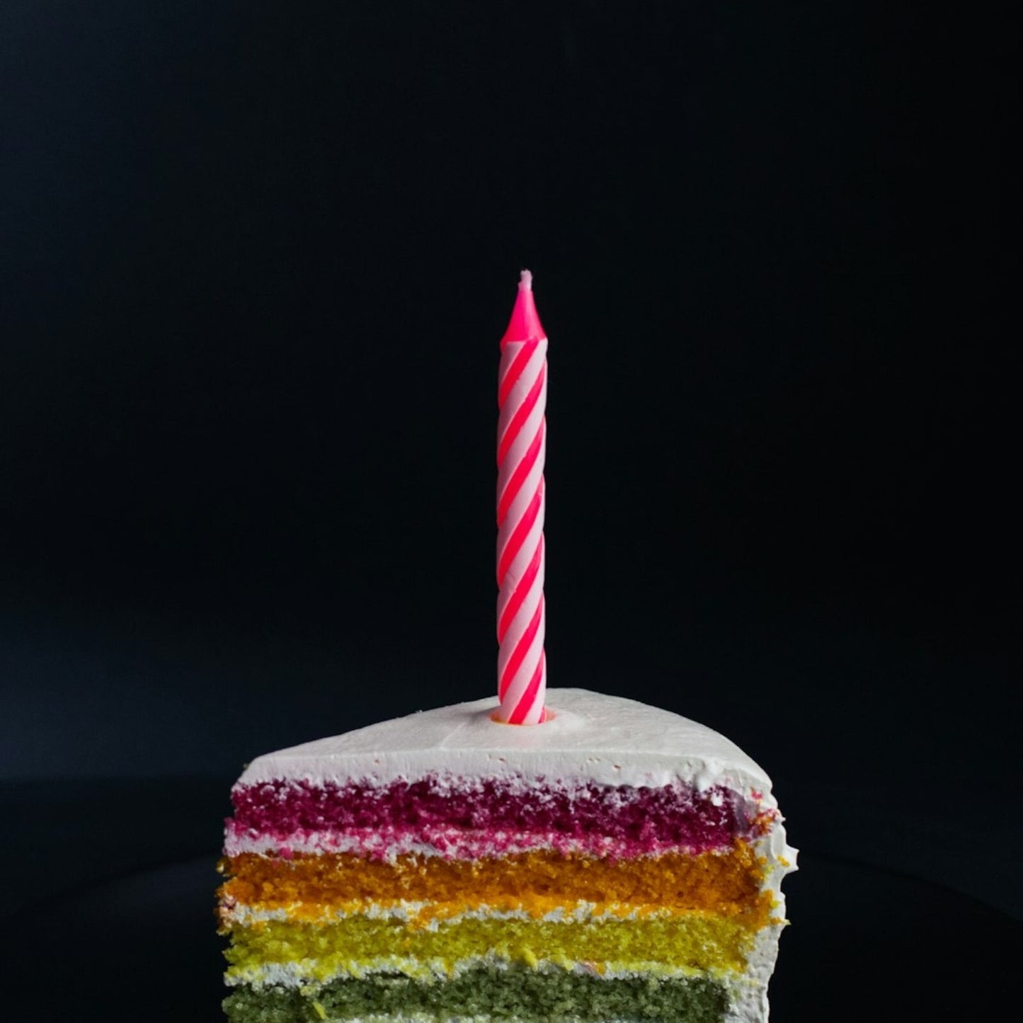 BIRTHDAY CANDLES & HOLDERS Cake Cupcake Toppers Party Decoration Striped