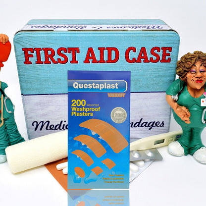 200 Assorted Washproof Plasters Waterproof Breathable Adhesive First Aid Healing