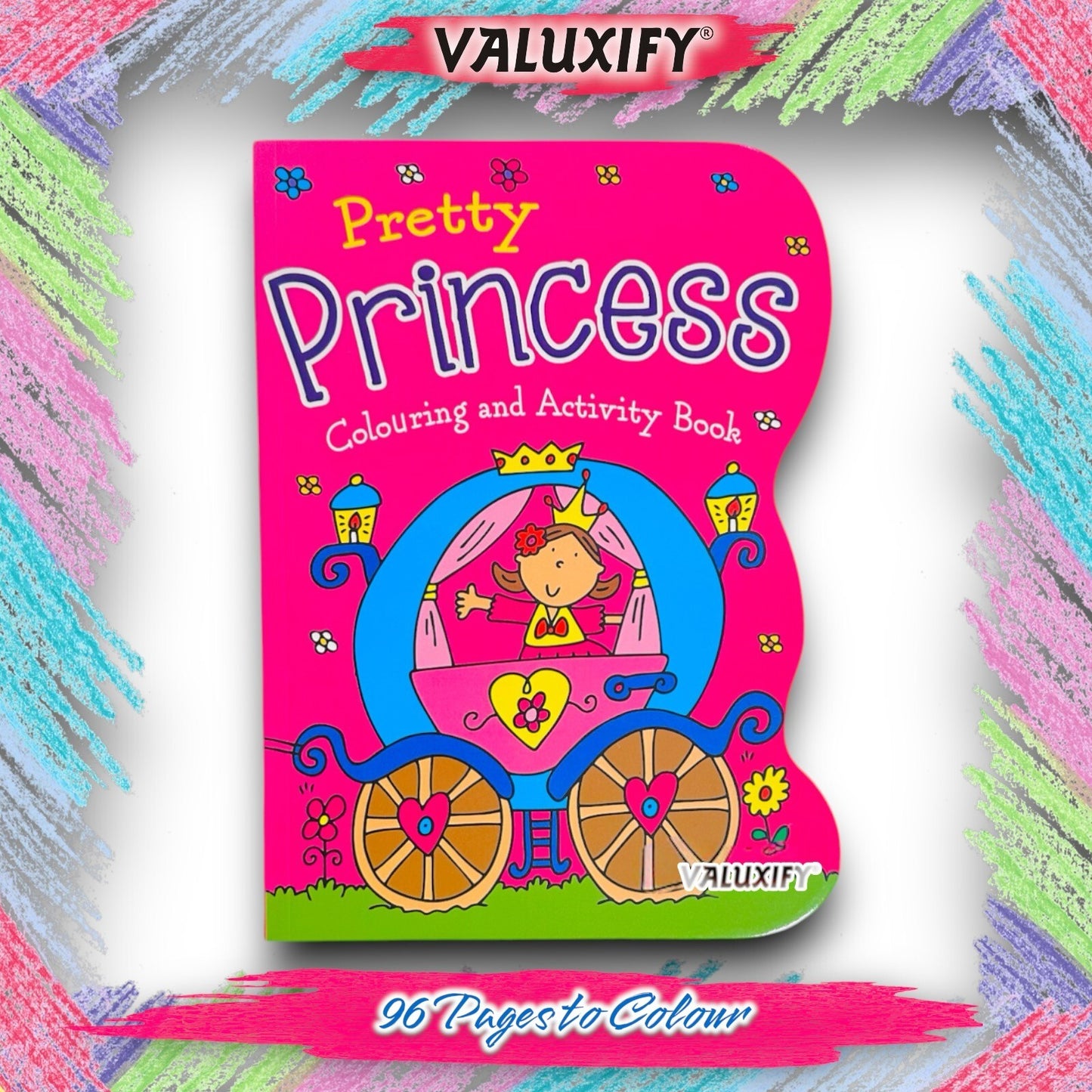 2| Kids Colouring Books | Dinosaur & Princess | Activity for Boy Girl Art Travel