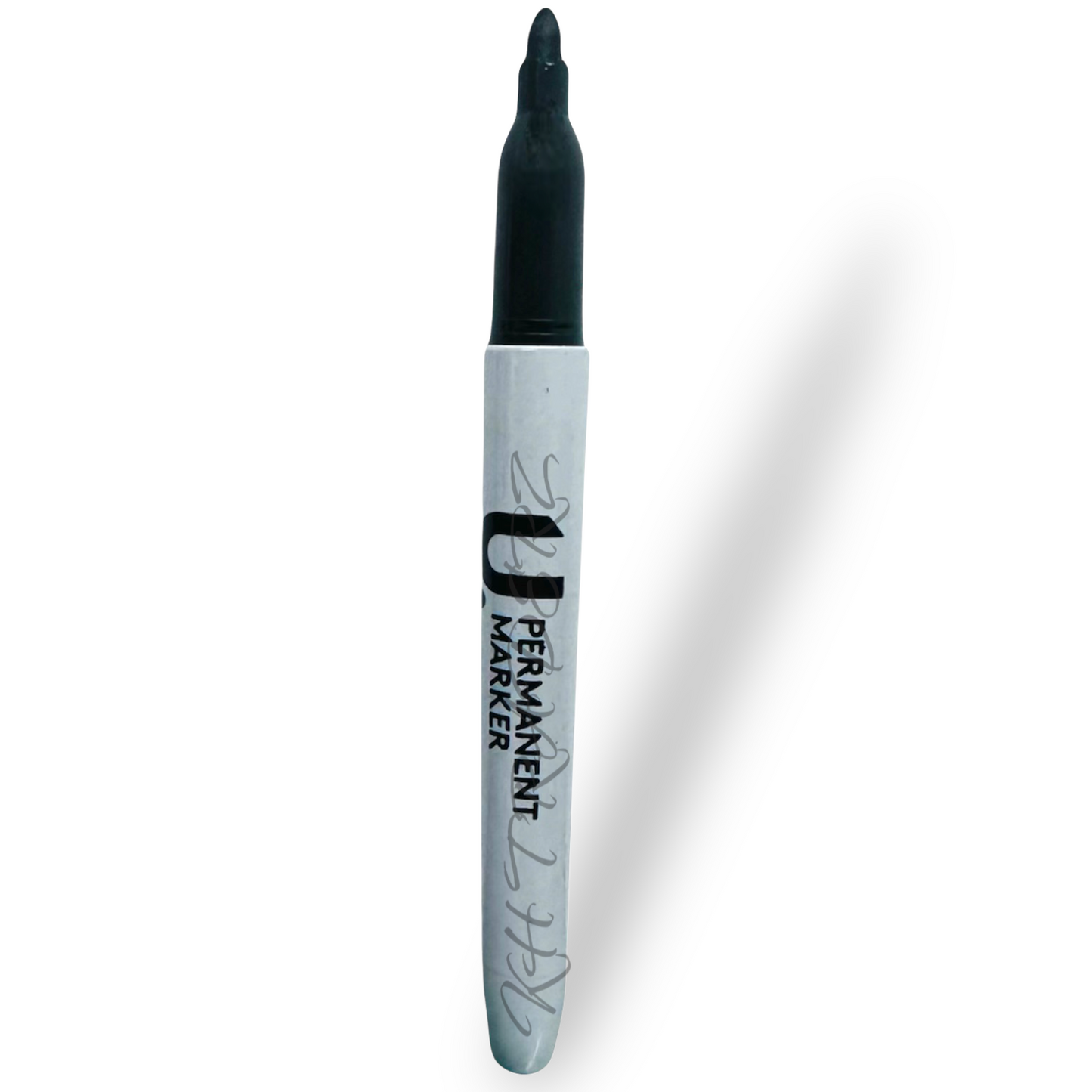 Permanent Marker Pens Black - Bullet Tip - Work Office School Project Black 6pcs