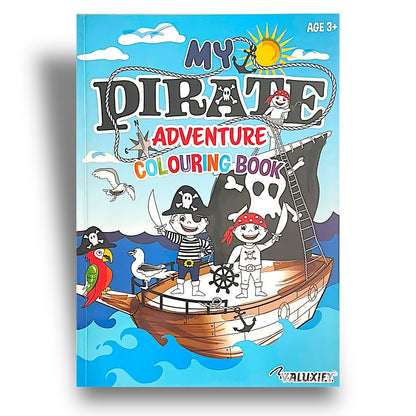 Wild Dragon & Dinosaur, Pirate Coouring Book set