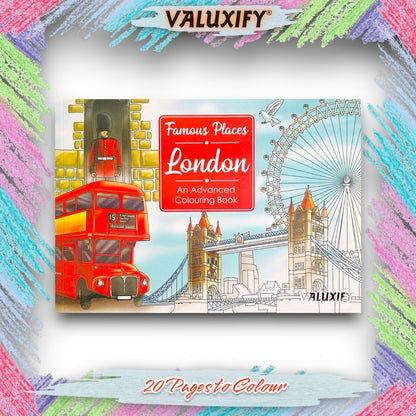 Famous Places London Colouring Book