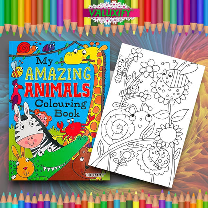 2 | Children's Kids Colouring Books | My Perfect Pets | Animals | White Paper