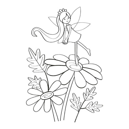 Kids Colouring Book Enchanted Garden Children Fun Activity Book Art Craft A4