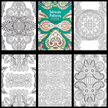 Adult & Teen Advanced Colouring Books – Stress Relief Art Therapy Patterns