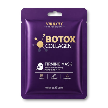 Face Sheet Masks Pack Of 6 Korean Skin Care Niacinamide Collagen Pearl Face Mask