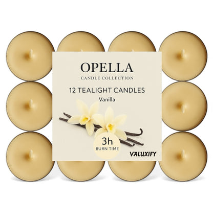 Opella scented tea lights pack of 12