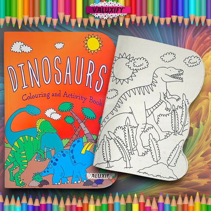 2| Kids Colouring Books | Dinosaur & Princess | Activity for Boy Girl Art Travel