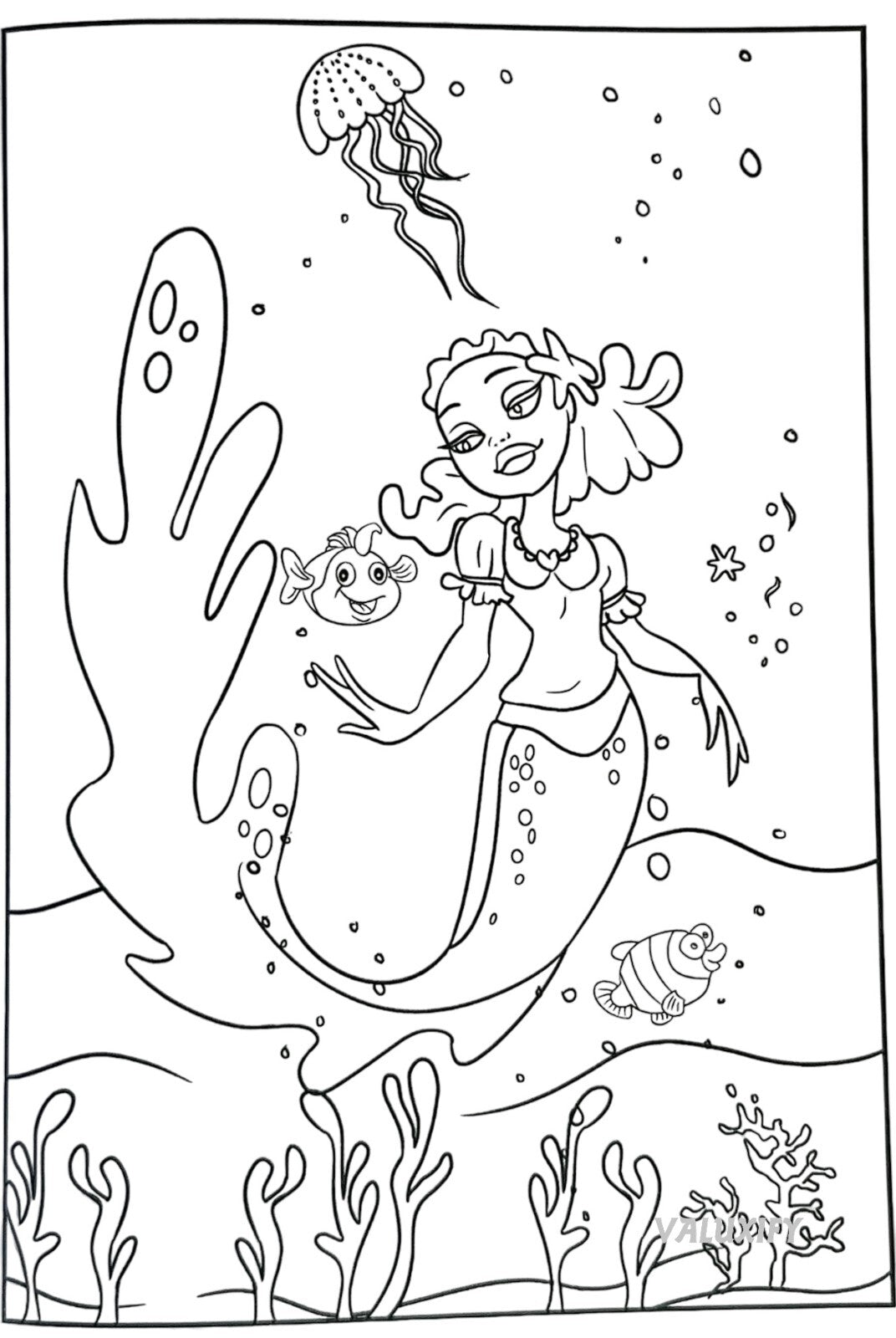 Kids Colouring Book | My Magical Mermaid | Colour Books Kid A4 |40 Pages