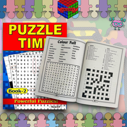 2 | Puzzle Word Search Book - Word search Puzzle Time 225 Powerful Puzzles Adult