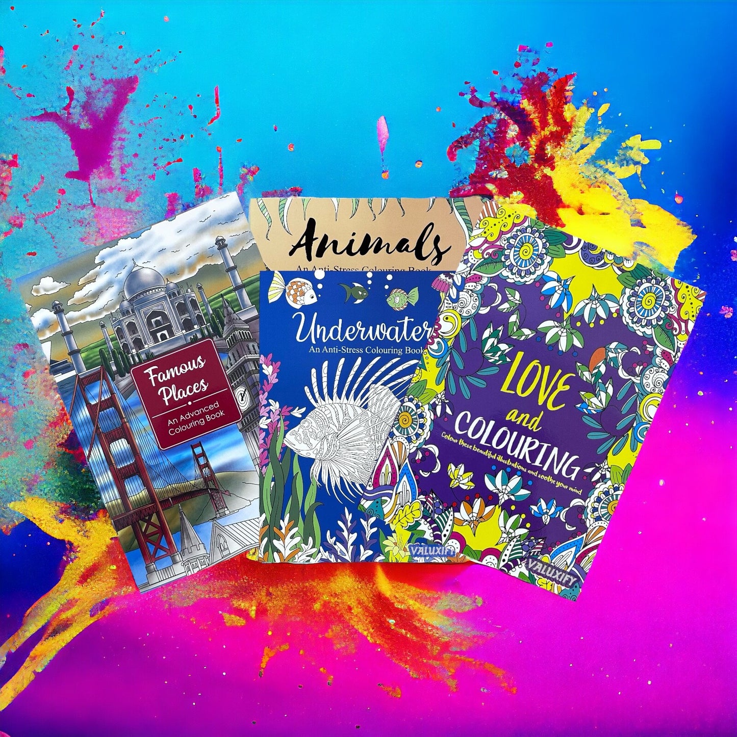 Adult & Teen Advanced Colouring Books – Stress Relief Art Therapy Patterns