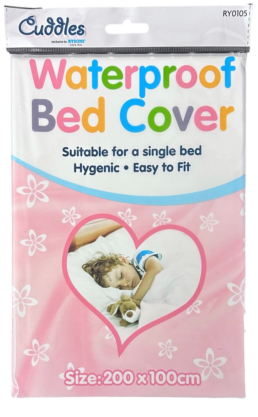 WATERPROOF CHILD BED SHEET COVER SINGLE MATTRESS PROTECTOR PLASTIC KID WETTING