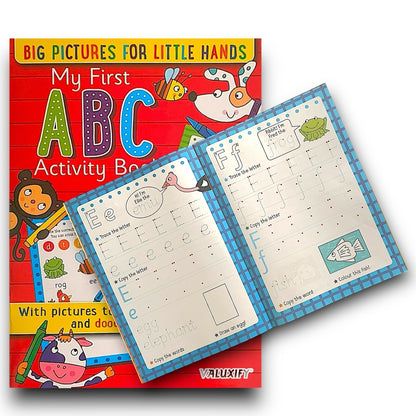 6X KIDS ACTIVITY FIRST LEARNING BOOKS WORDS OPPOSITES ANIMALS ABC 123 SHAPES