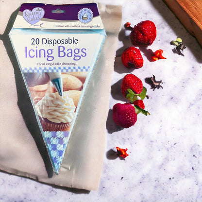 Icing Bags DisposableCake Tools Sugar craft Cupcake Piping Pastry ( 40 Bags )