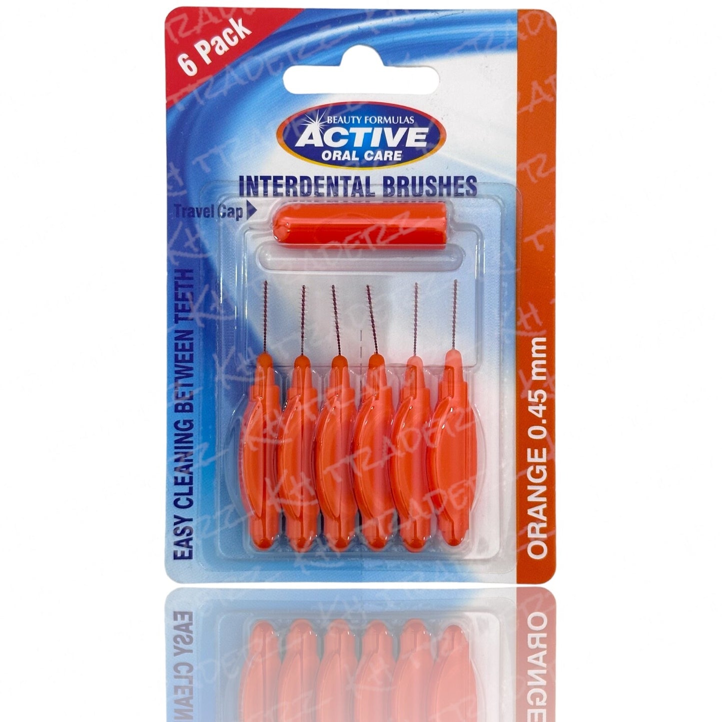 Interdental Dental Brushes Teeth Tooth Oral Care Clean Brush Blue & Orange