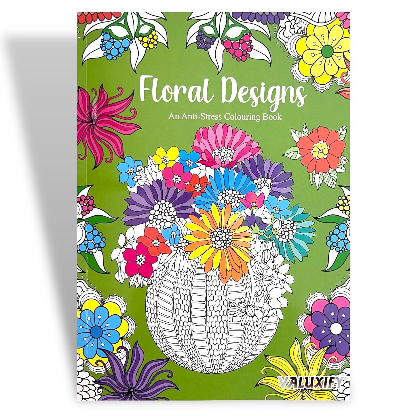 Adult & Teen Advanced Colouring Books – Stress Relief Art Therapy Patterns