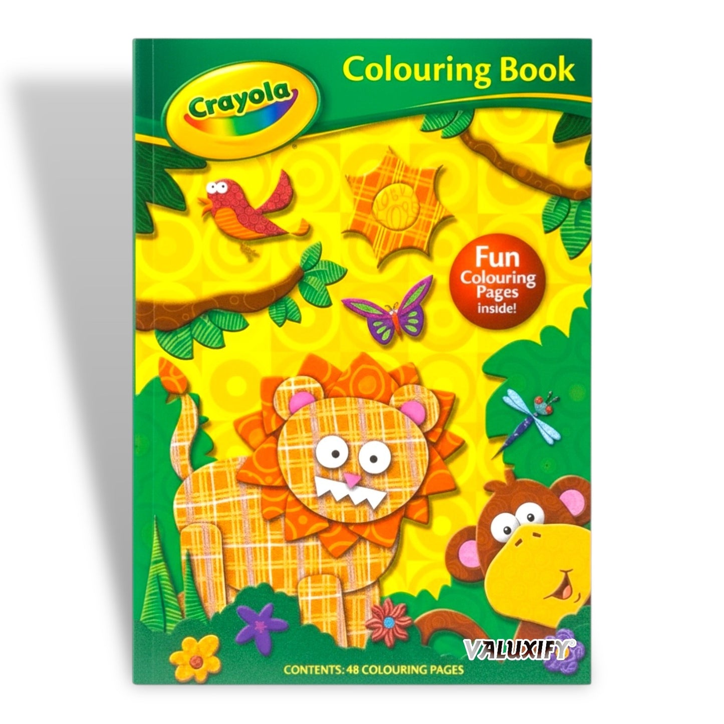 Crayola Kids Colouring Book Set | Jungle Adventure & In the Wild | A4 Animal