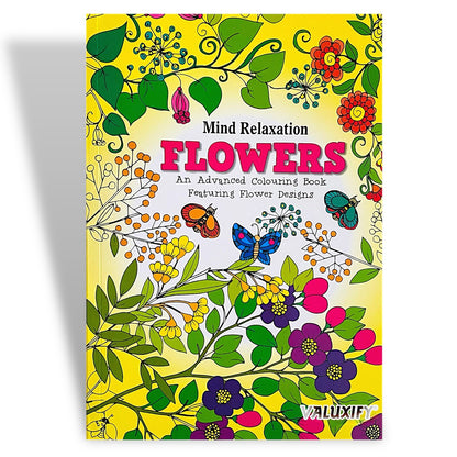 Adult & Teen Advanced Colouring Books – Stress Relief Art Therapy Patterns