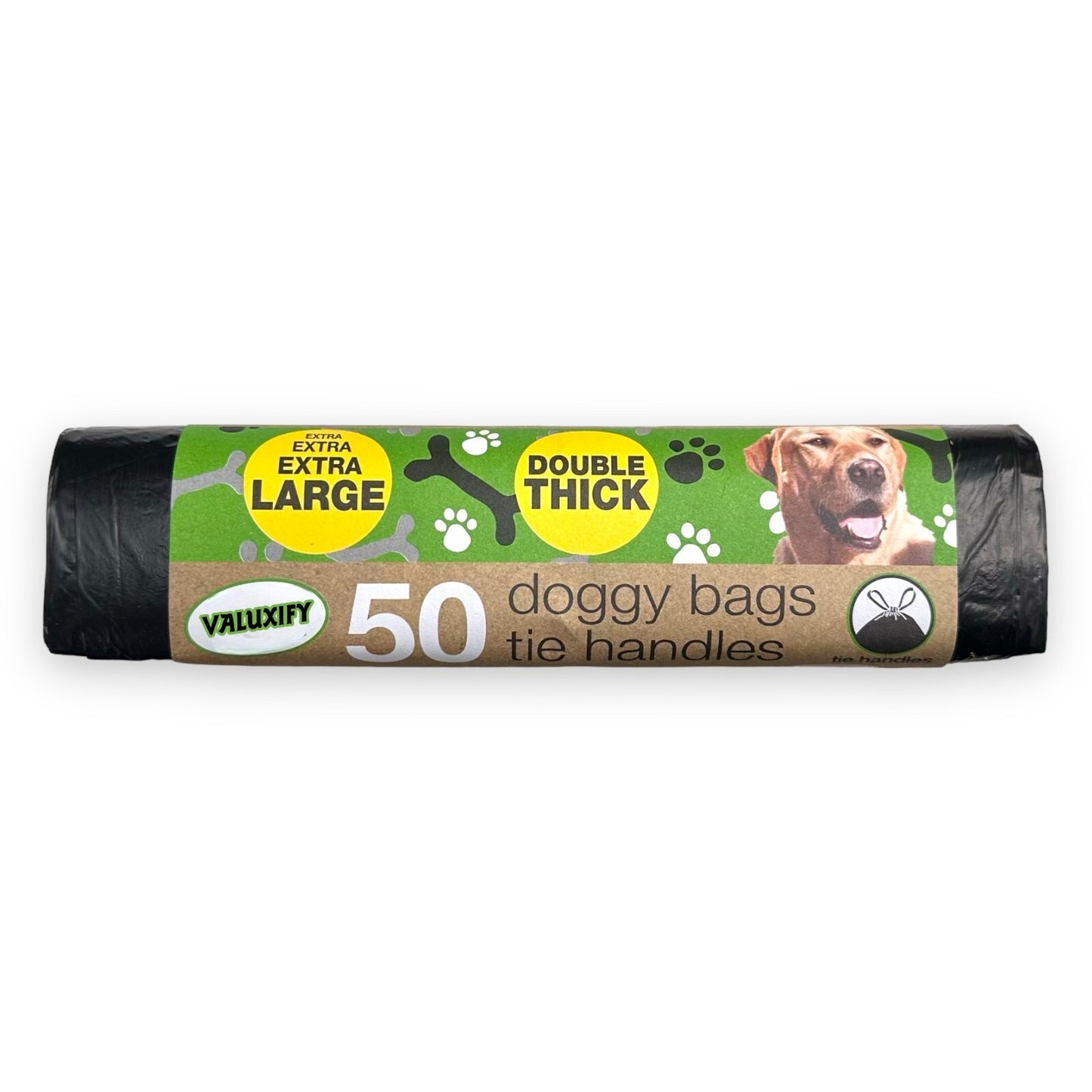 Doggy Poop Bags Extra Strong Double Thick  Extra Large Tie Handle  Poo 1000 bags