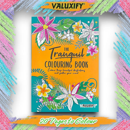 Adult Colouring Books Anti Stress Mind Relaxing Therapy Creative Peaceful Book