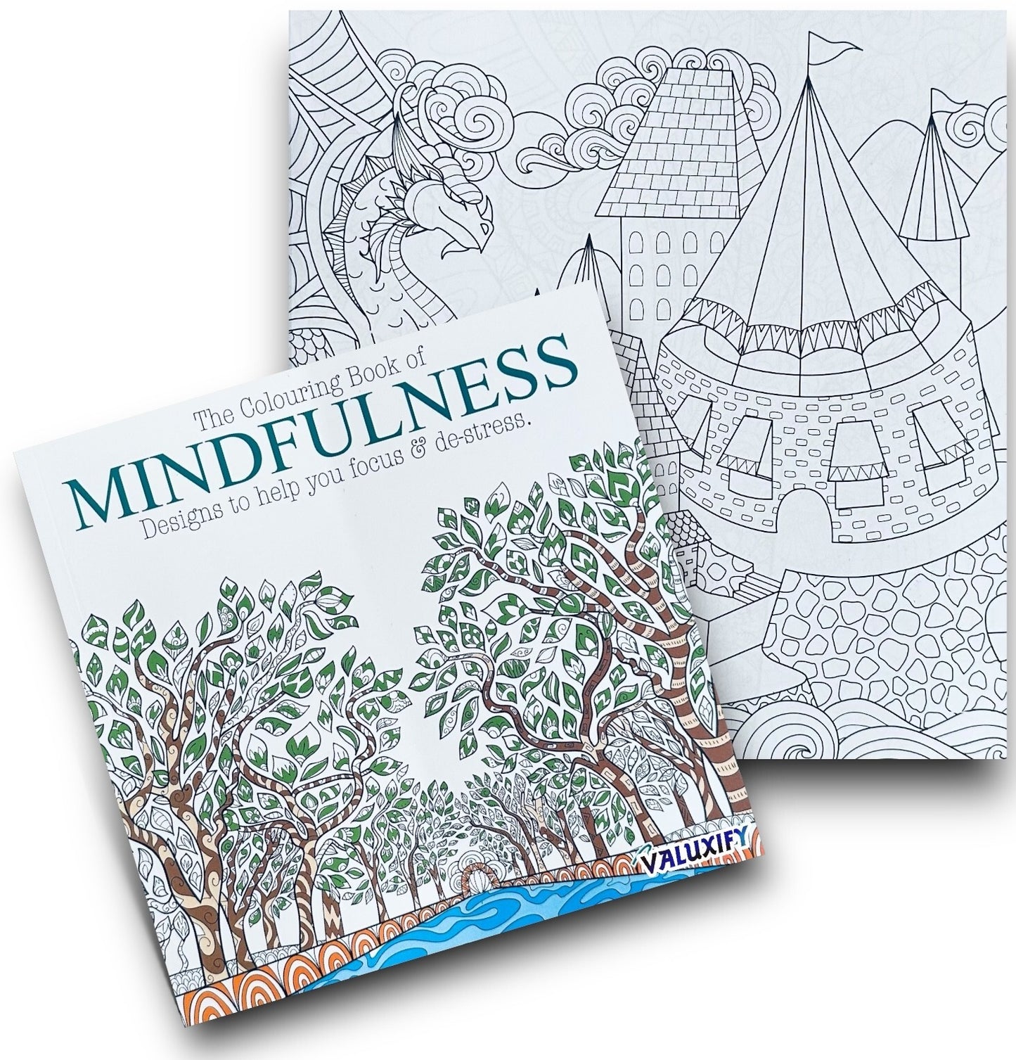 2 | Advanced Adult Colouring Book Anti Stress Relaxing Colour Therapy Mind Relax