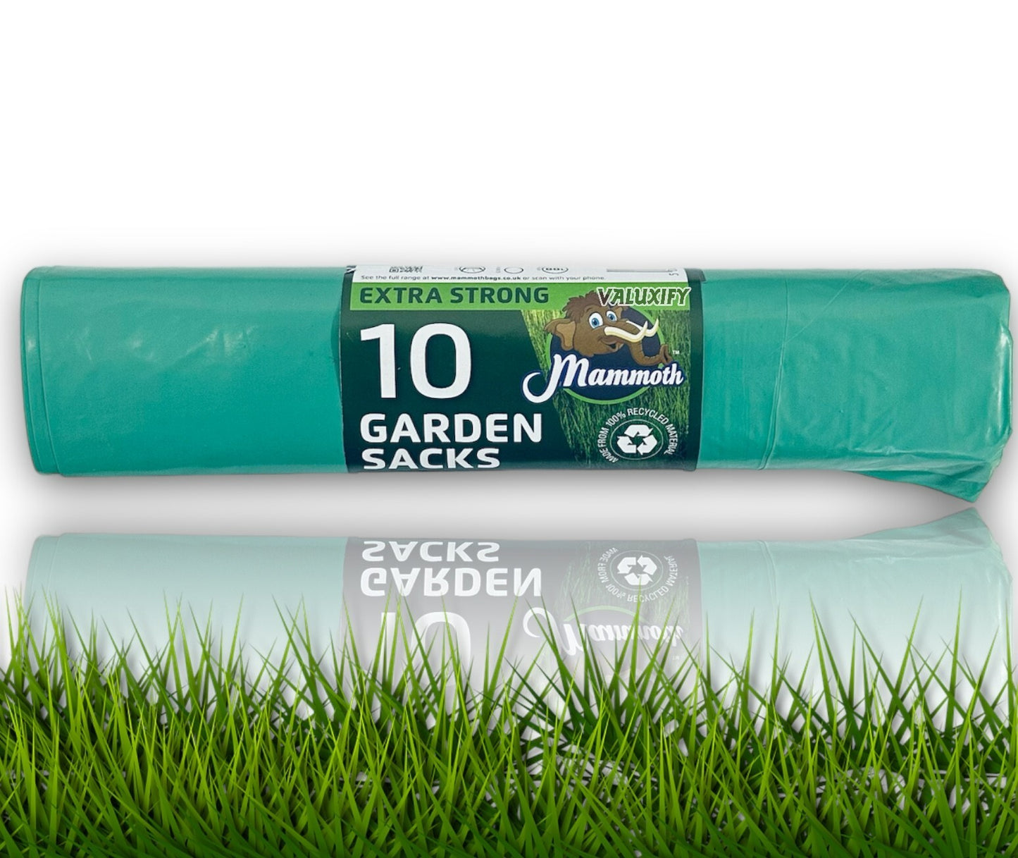 30 GARDEN WASTE SACKS BAGS STRONG LARGE HEAVY DUTY GREEN  RUBBISH BIN BAGS 80L