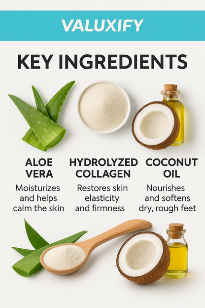 6 Coconut Exfoliating  Foot Peel Mask