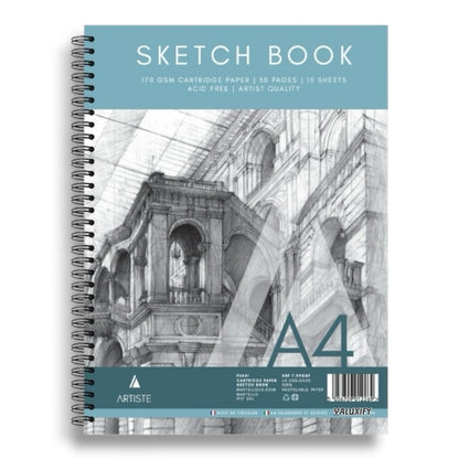 A4 Artist Sketch Book Artist Drawing Doodling Sketching Book Art Craft Spiral