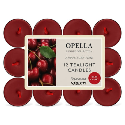 Opella scented tea lights pack of 12