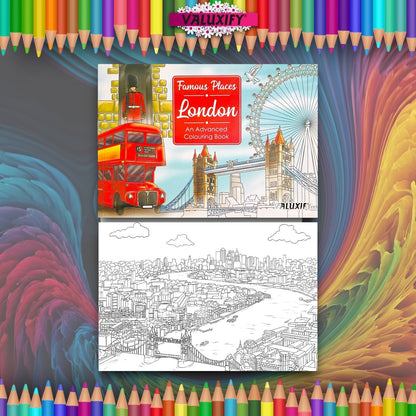 Famous Places London Colouring Book
