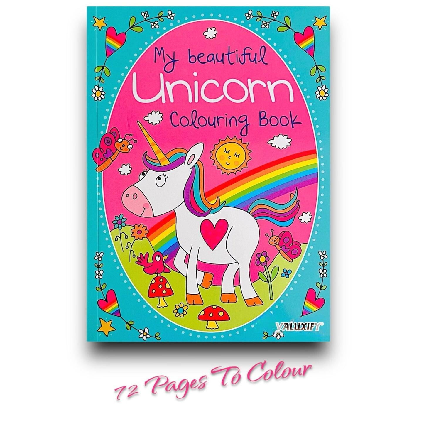 2 | Unicorn Mermaid | Colouring Books | for Girls Kids Children Activity